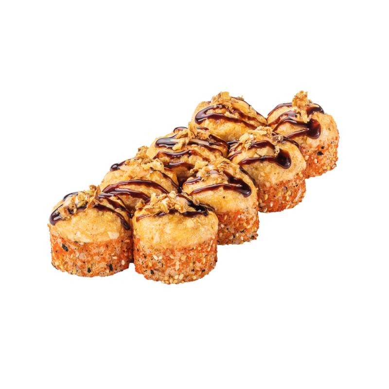 Baked roll with chicken
